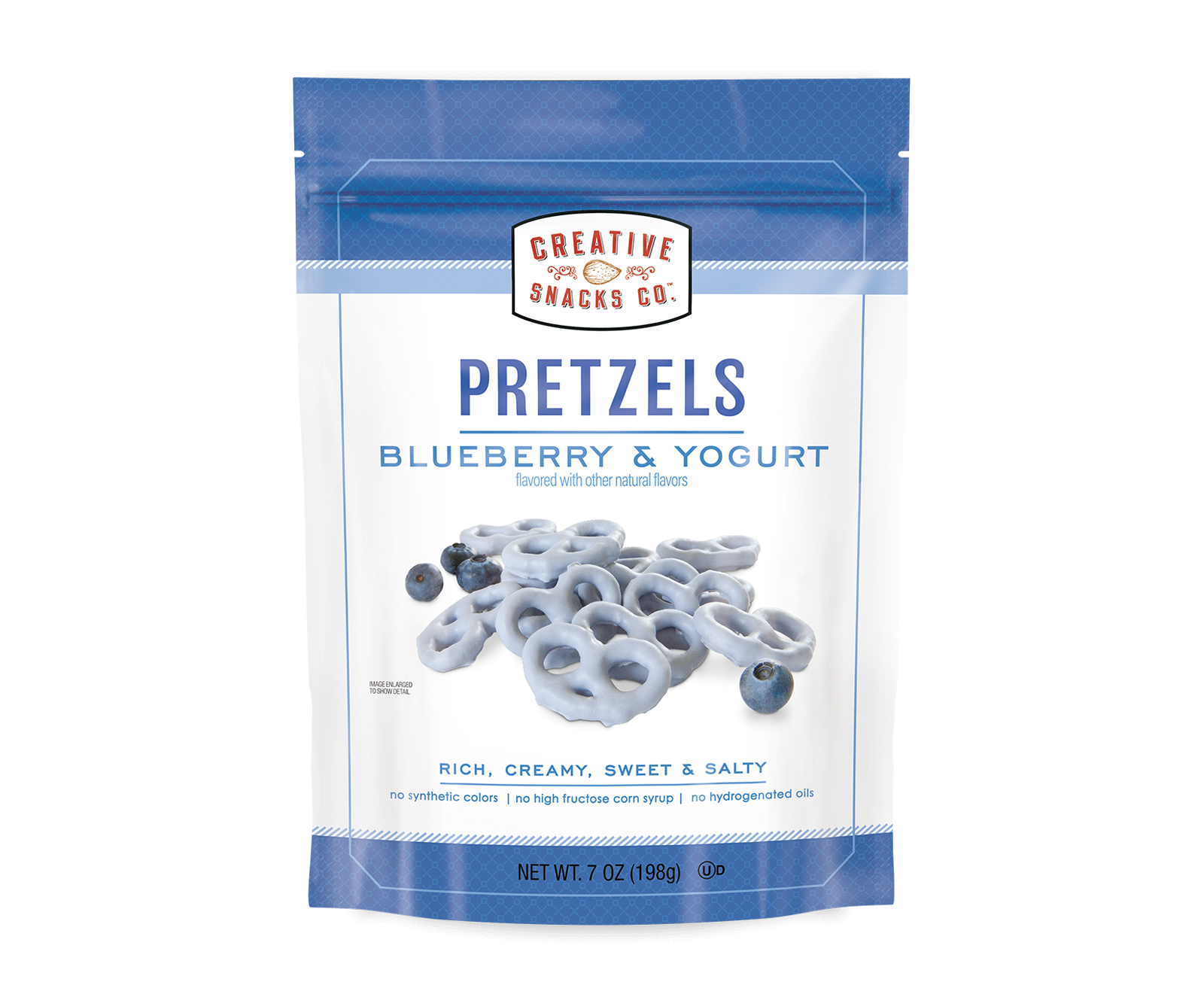 Blueberry Yogurt Pretzels | Creative Snacks Bags | Creative Snacks